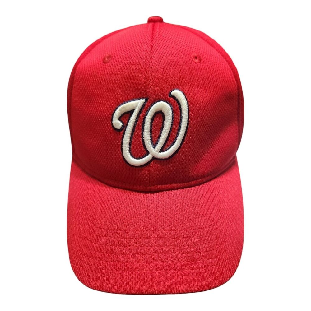 Washington Nationals MLB Baseball Hat Red Mesh Adjustable Team MLB Cap Mens